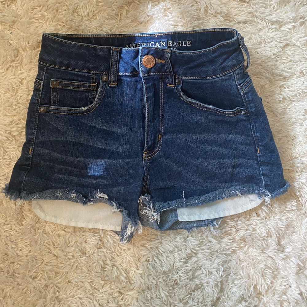 American Eagle Blue Jean Shorts